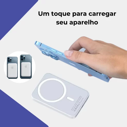 Magsafe Bateria Portátil Wireles Powerbank Compatível iPhone